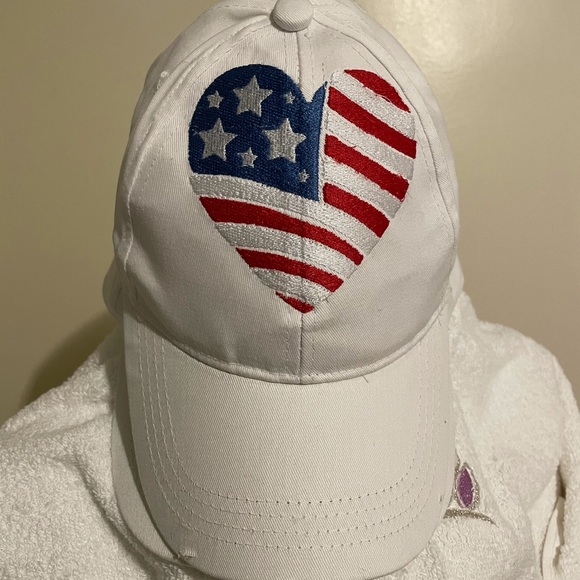 Unisex American 🇺🇸 heart truckers hat - Picture 4 of 9
